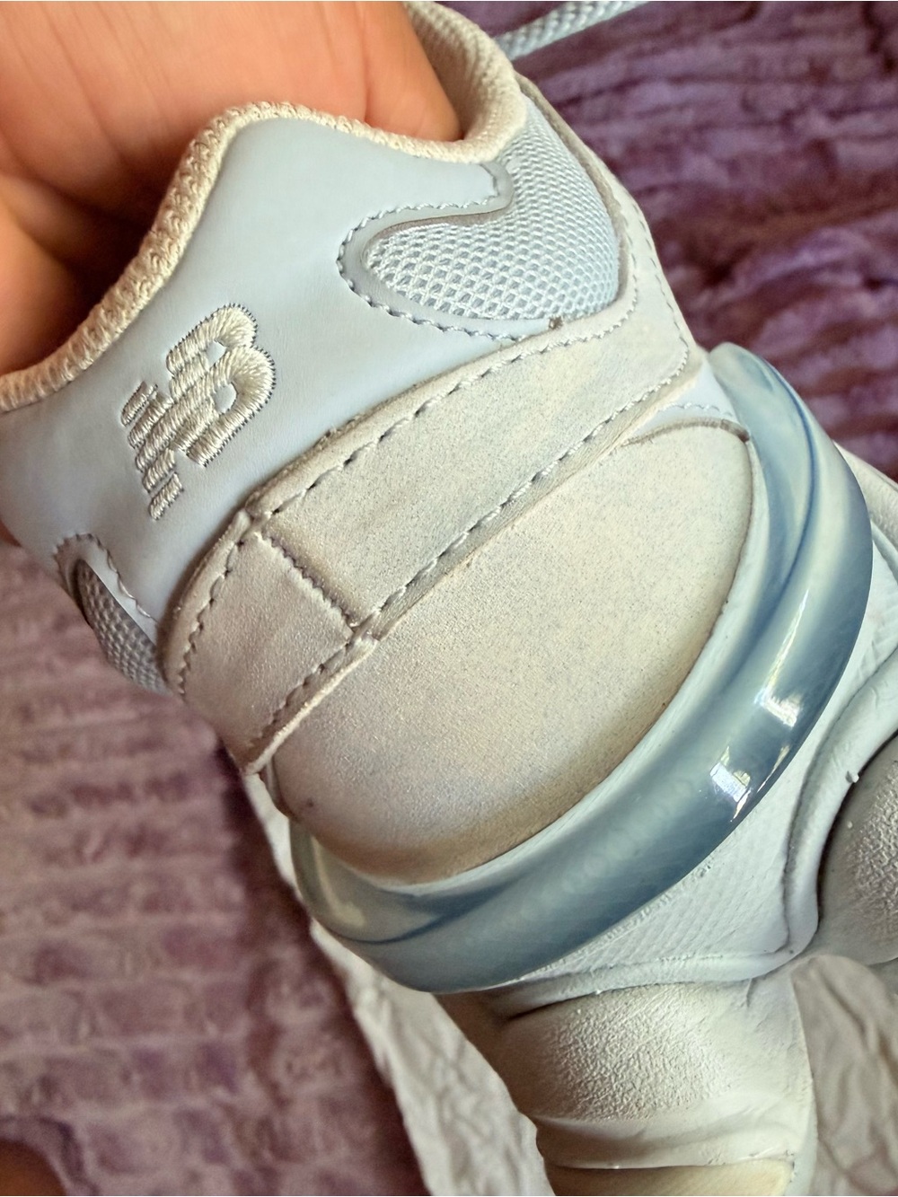 New Balance Women's Pastel Blue 9060 Sneakers - Picture 7 of 7